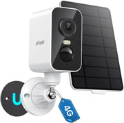 4G Security Camera No WiFi 2K PTZ Solar Battery CCTV SIM Card