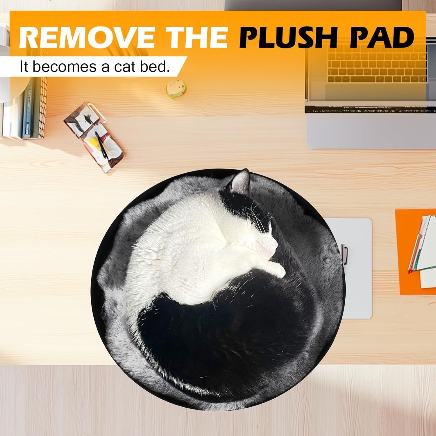 Clamp On Desk Cat Bed Space Saving Cat Hammock Elevated Perch