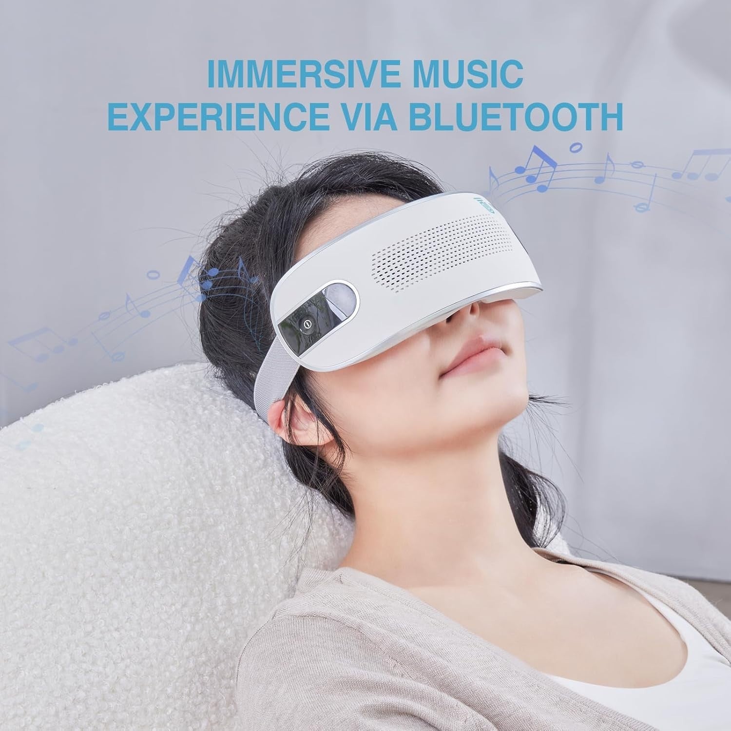 Eye Massager Vibration Bluetooth Music Type-C 4 Modes Sleep