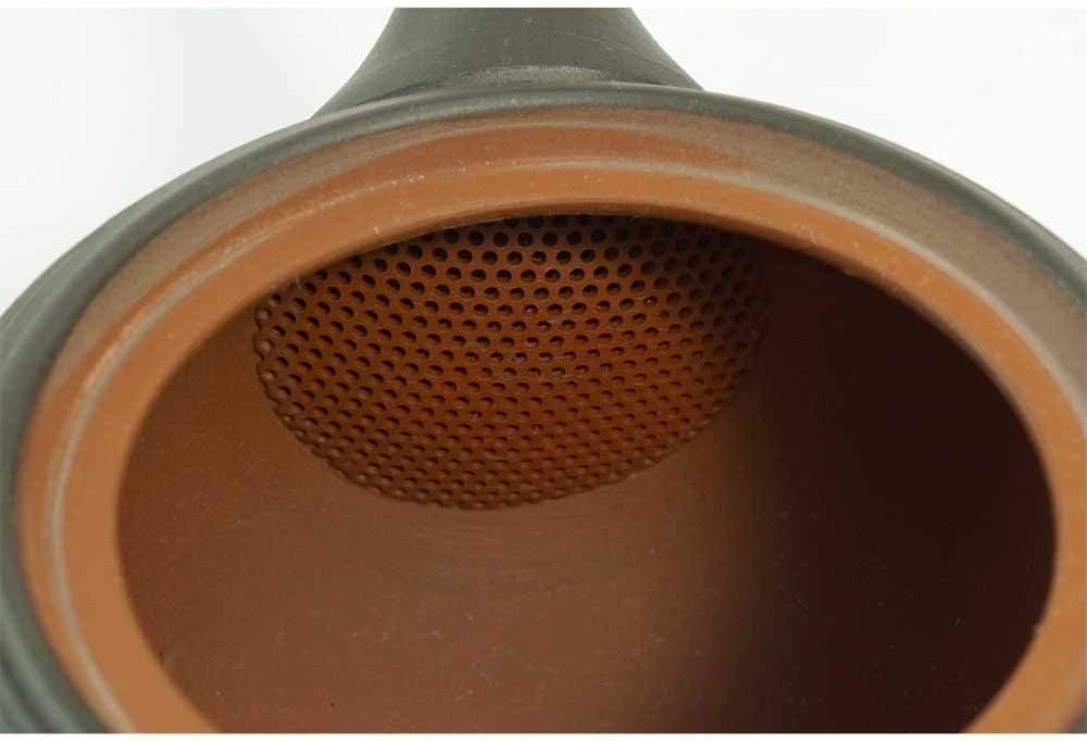Japanese Kyusu Teapot 350ml Tokoname Clay Ceramic Tea Pot Brown