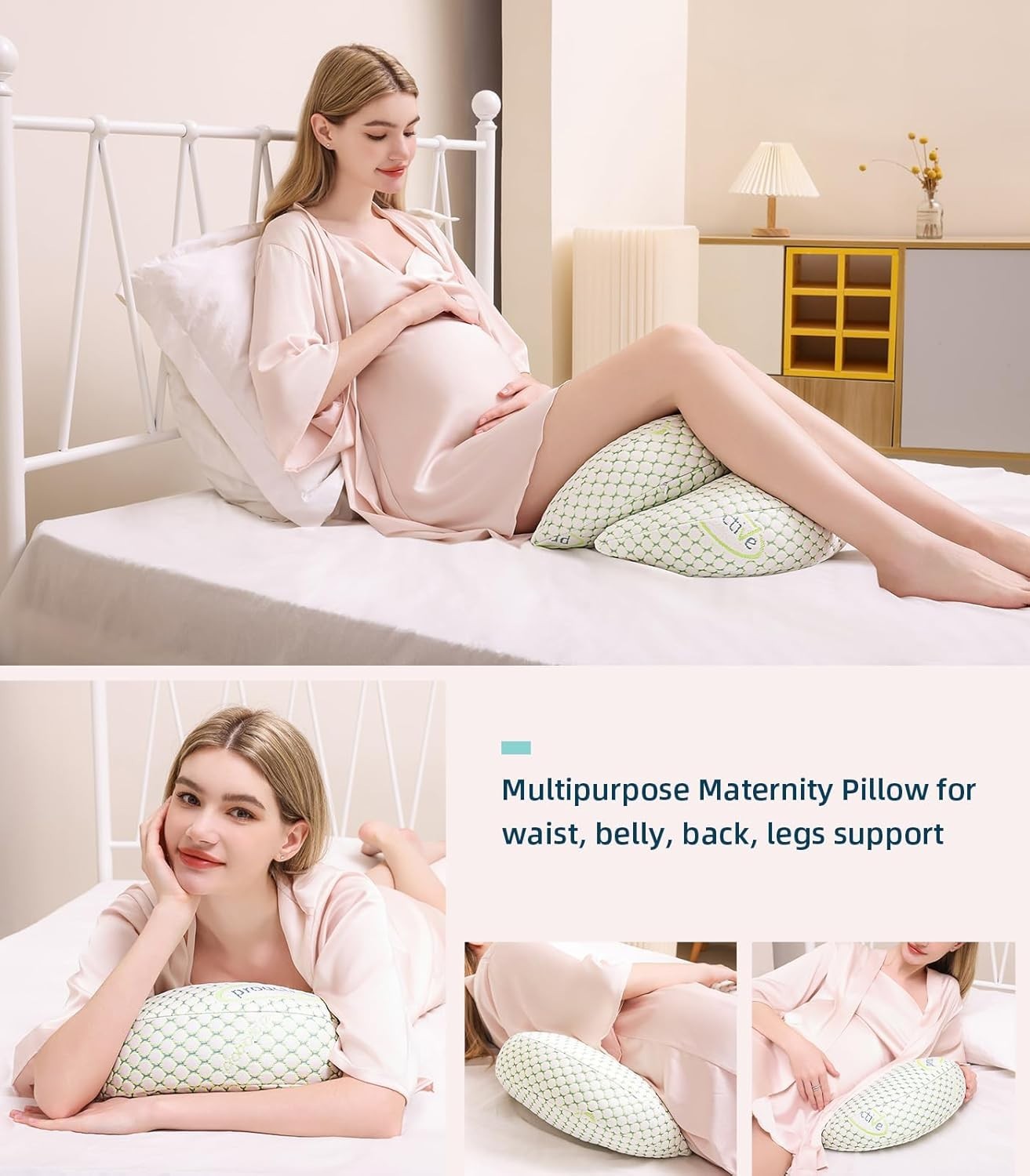 Pregnancy Pillow Modular Maternity Body Support Adjustable Back Hip Legs