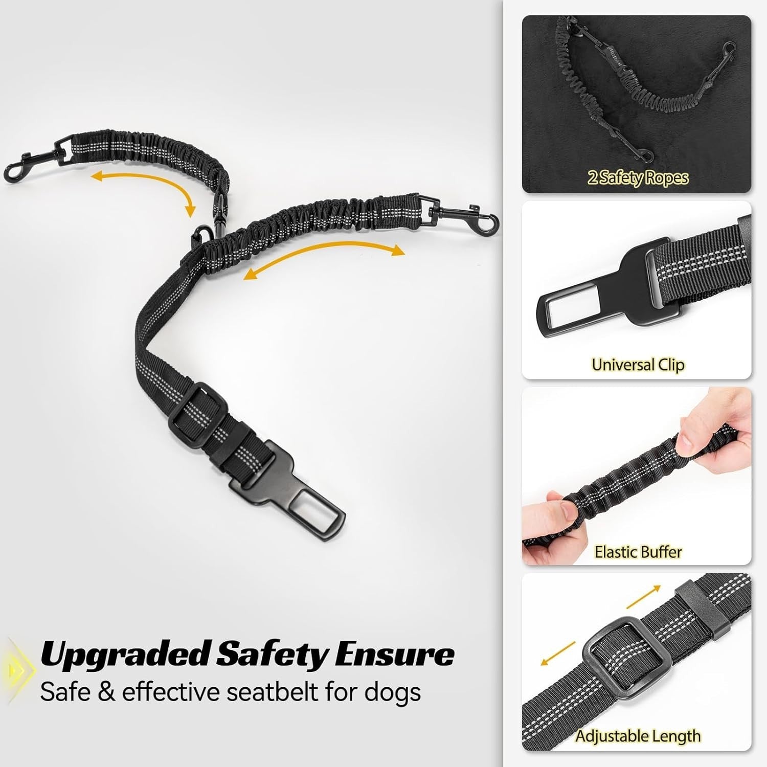 Dog Booster Car Seat Adjustable Height Waterproof Travel Bed 25lb