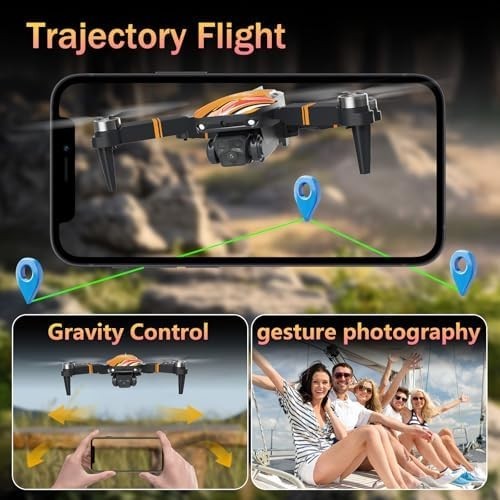 TTROARDS Mini Drone 1080P Camera, Brushless Motor, Foldable, Obstacle Avoid
