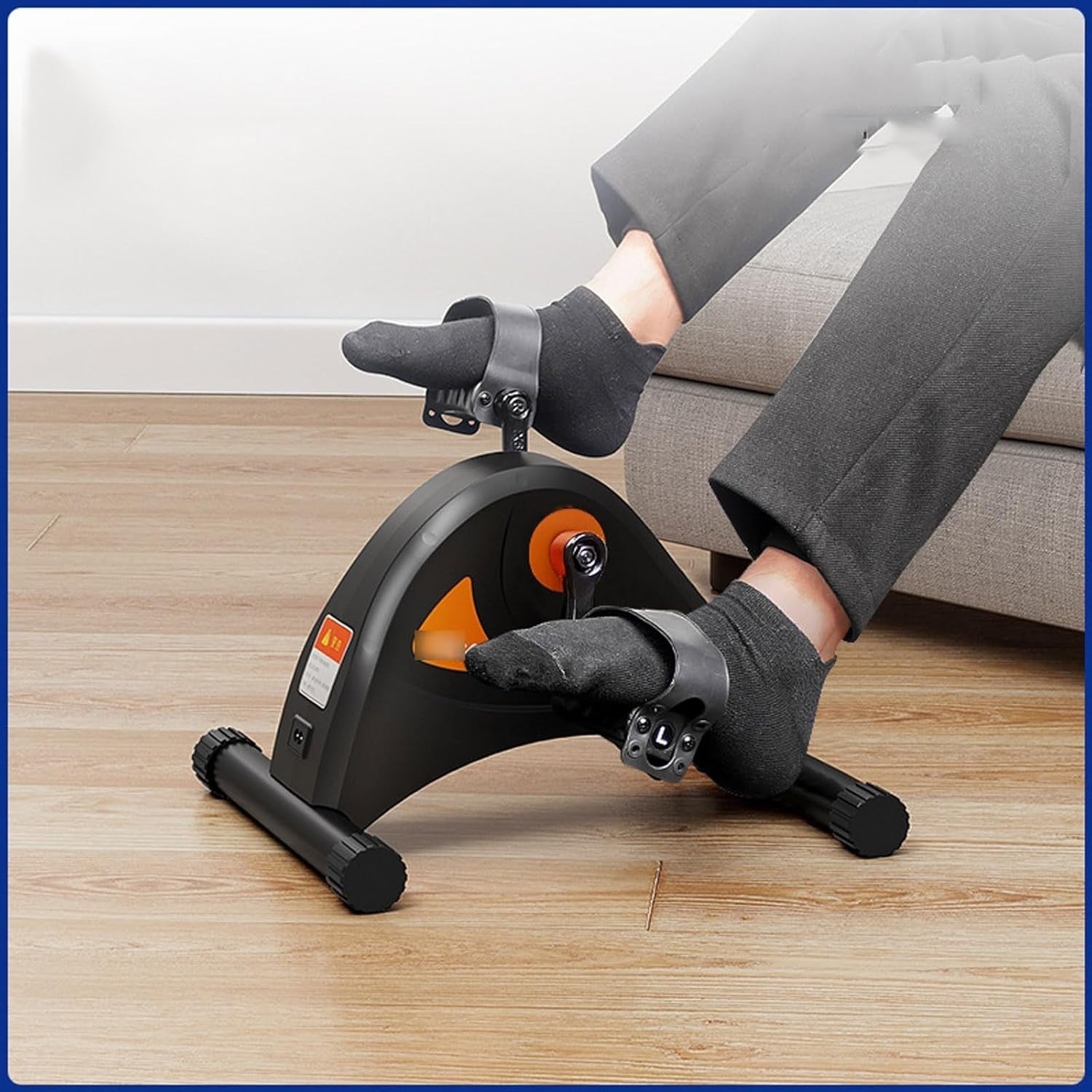 Electric Mini Pedal Exerciser Remote Control LCD Rehab Arm Leg