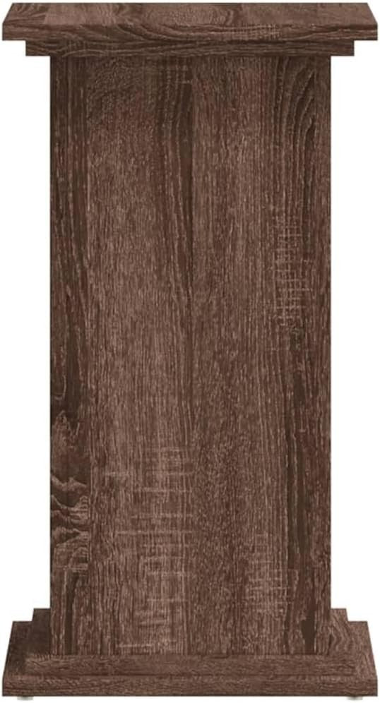 Brown Oak Wood Plant Stand 60cm Indoor Display Pedestal Table Modern Home Decor