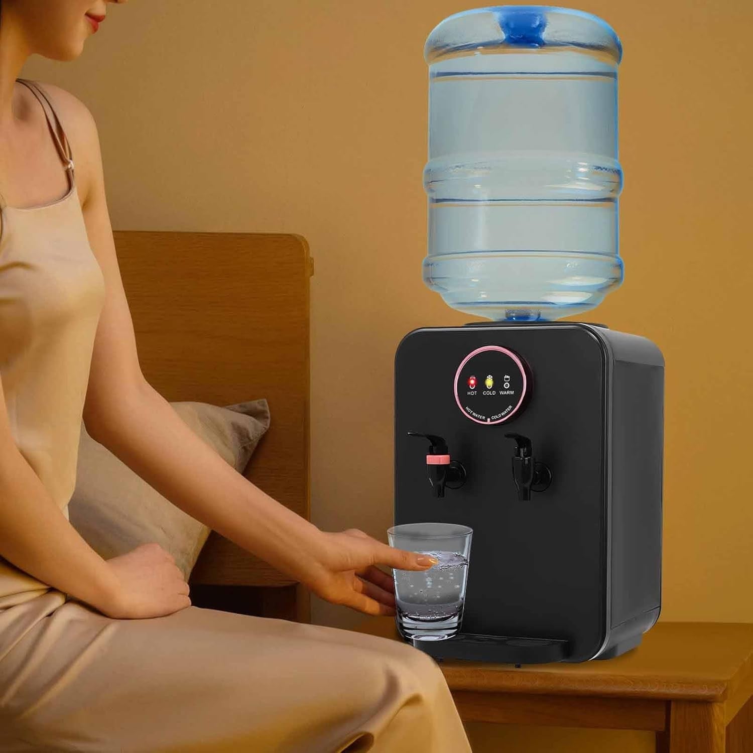 Hot Cold Water Cooler Dispenser Loading LED Display Home Office