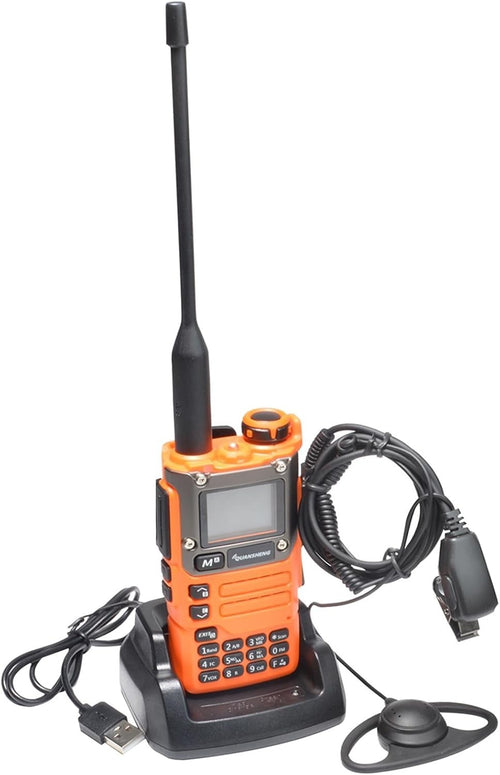 5W Dual Band Walkie Talkie Long Range Ham Radio VOX Rechargeable UV-K6