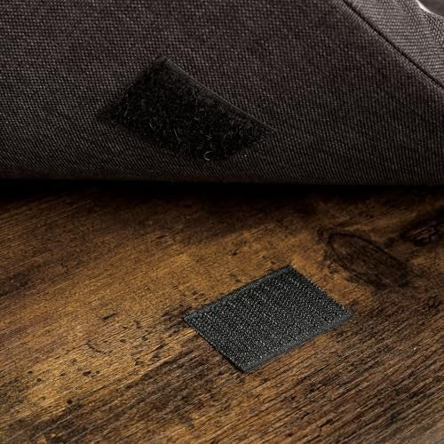 Rustic Shoe Bench with Cushion & 10 Compartments | Entryway Storage Rack