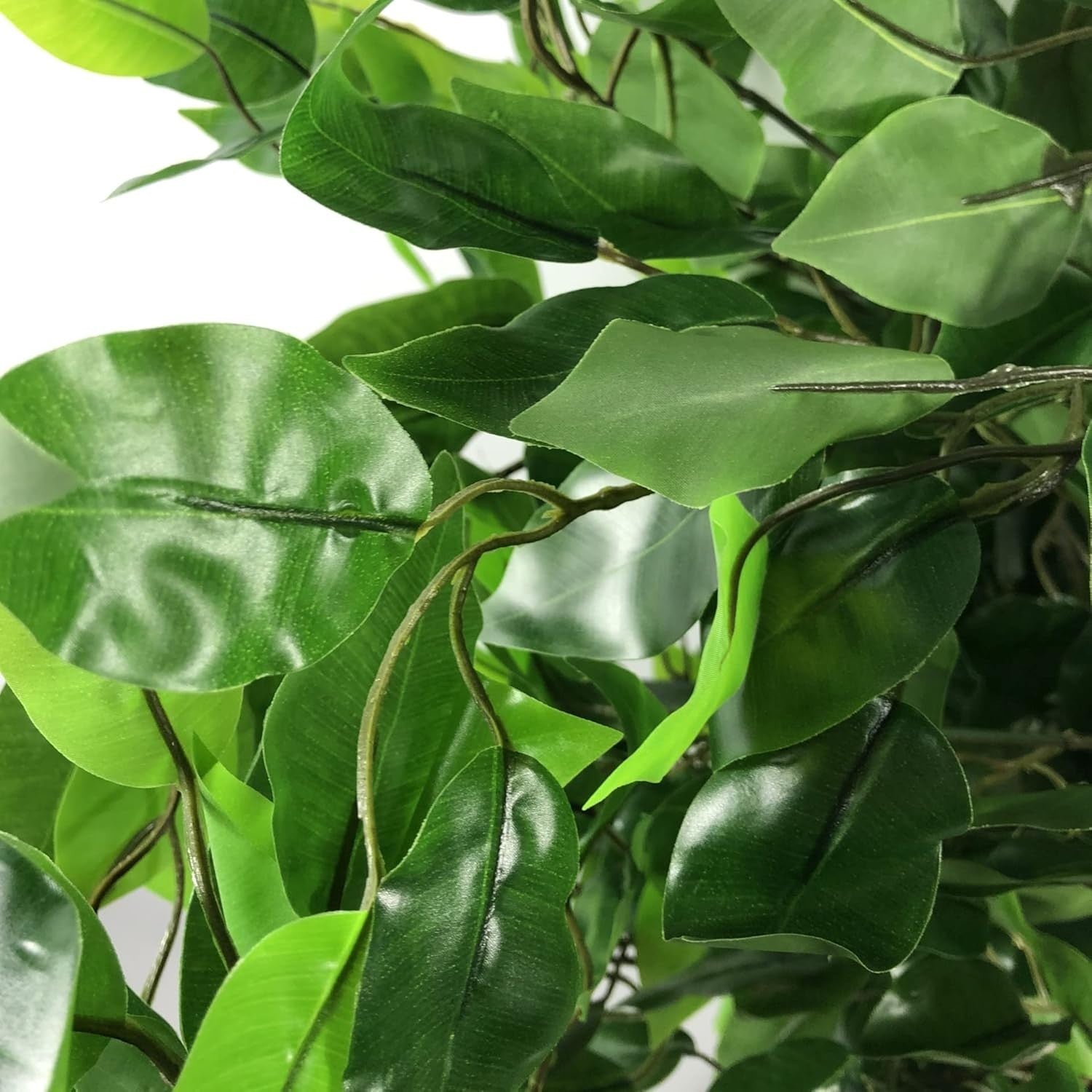 90cm Artificial Ficus Tree Green Bush Indoor Decorative Plant in Pot Home Decor