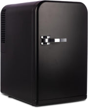 15L Black Mini Fridge Portable AC/DC Tabletop Cooler & Warmer