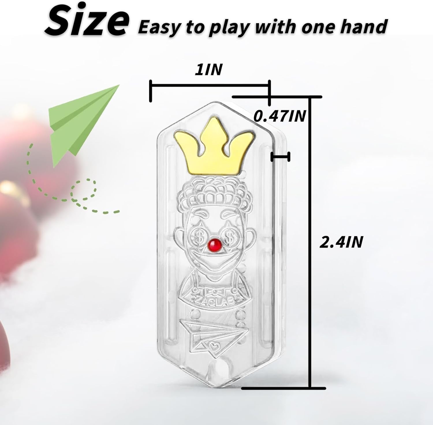 Mechanical Fidget Slider Loud Click Stress Relief ADHD EDC Pocket Toy
