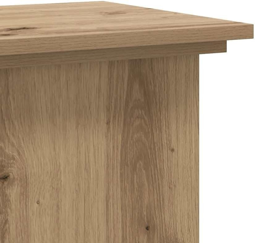 Tall Oak Wood Plant Stand 33x33x80cm Indoor Display Pedestal Table Home Décor