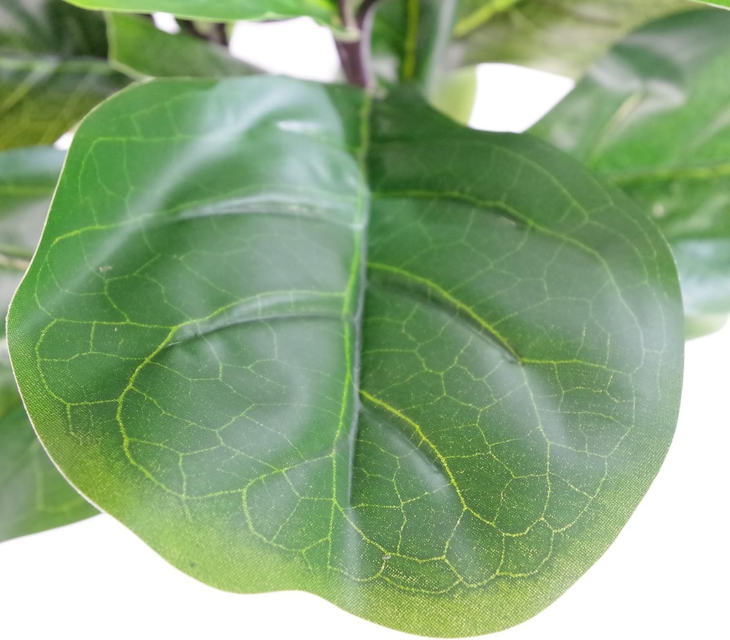 90cm Artificial Fiddle Fig Tree in Weighted Pot Faux Indoor Plant Home Decor