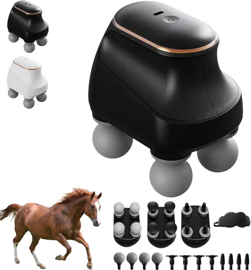 Deep Tissue Massage Gun 4 Head Percussion Massager USB Rechargeable