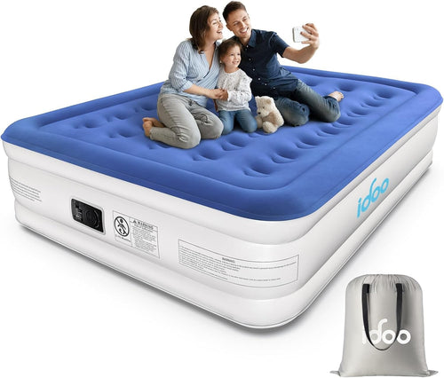 King Air Mattress Inflatable Bed with Built-in Pump Waterproof Comfort