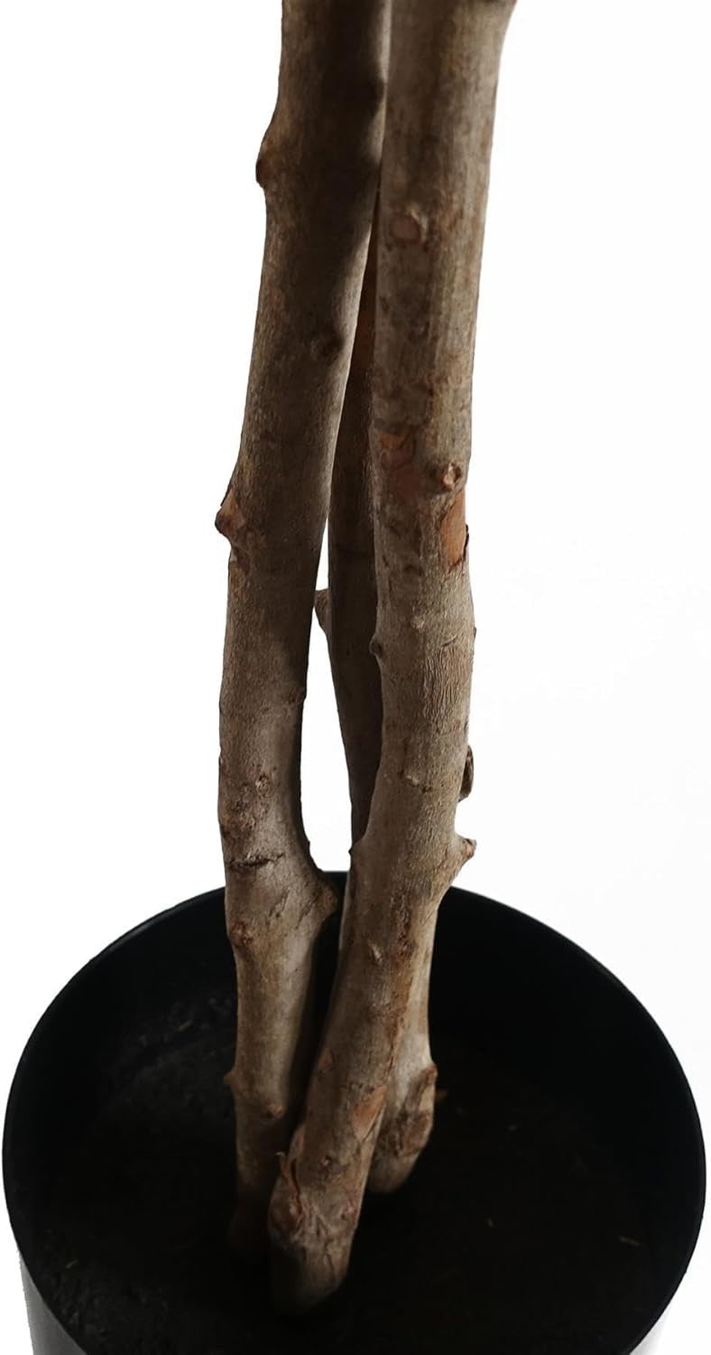 Yellow Artificial Flower Tree 60cm Realistic Silk Blossom Plant Home Decoration