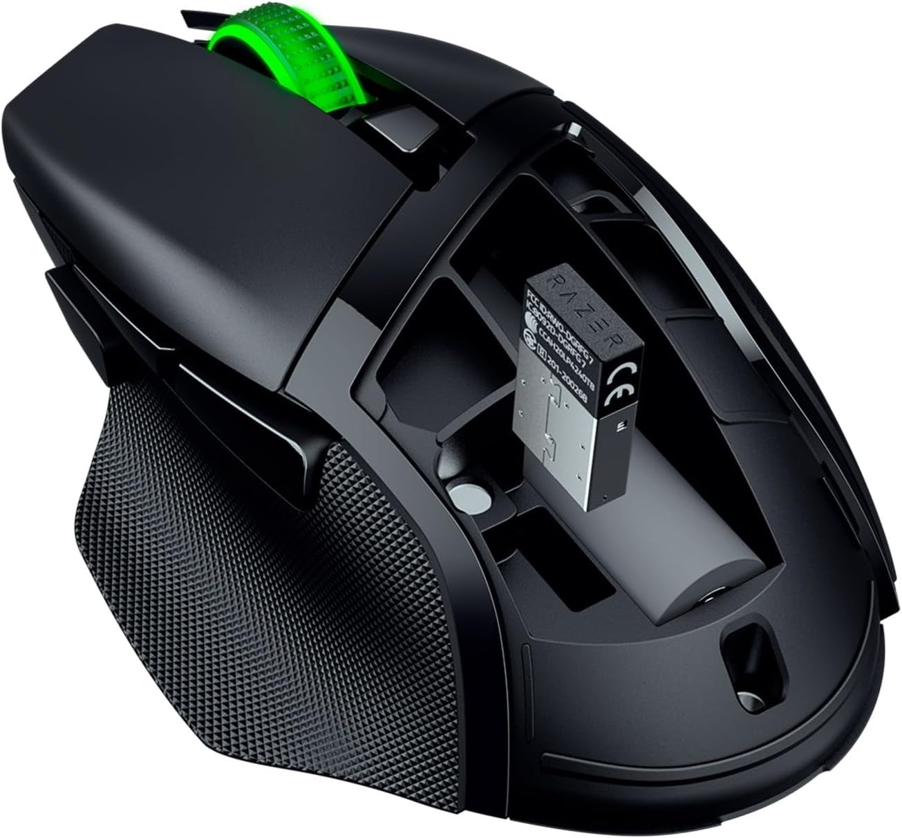 Pro Wireless Gaming Mouse 18K DPI RGB Silent Clicks Ergonomic FPS MMO
