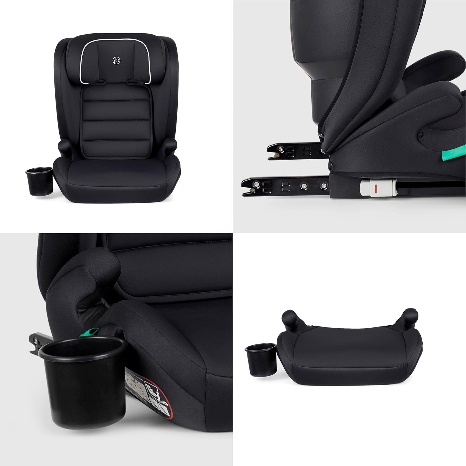 i-Size ISOFIX High Back Booster Seat 100–150cm Group 2/3 Kids Car Seat
