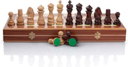 60cm Large Wooden Chess Set – Handcrafted Folding Board & Elegant Pieces