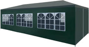 3x6m Garden Gazebo Party Tent Pavilion PE Roof Steel Frame w/ Sides