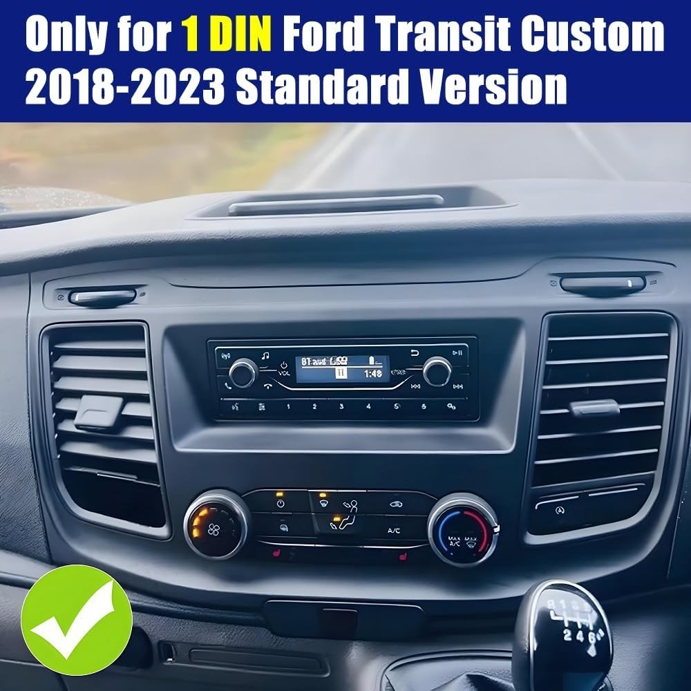 10" Android 14 Car Stereo Ford Transit Custom GPS WiFi Carplay Auto