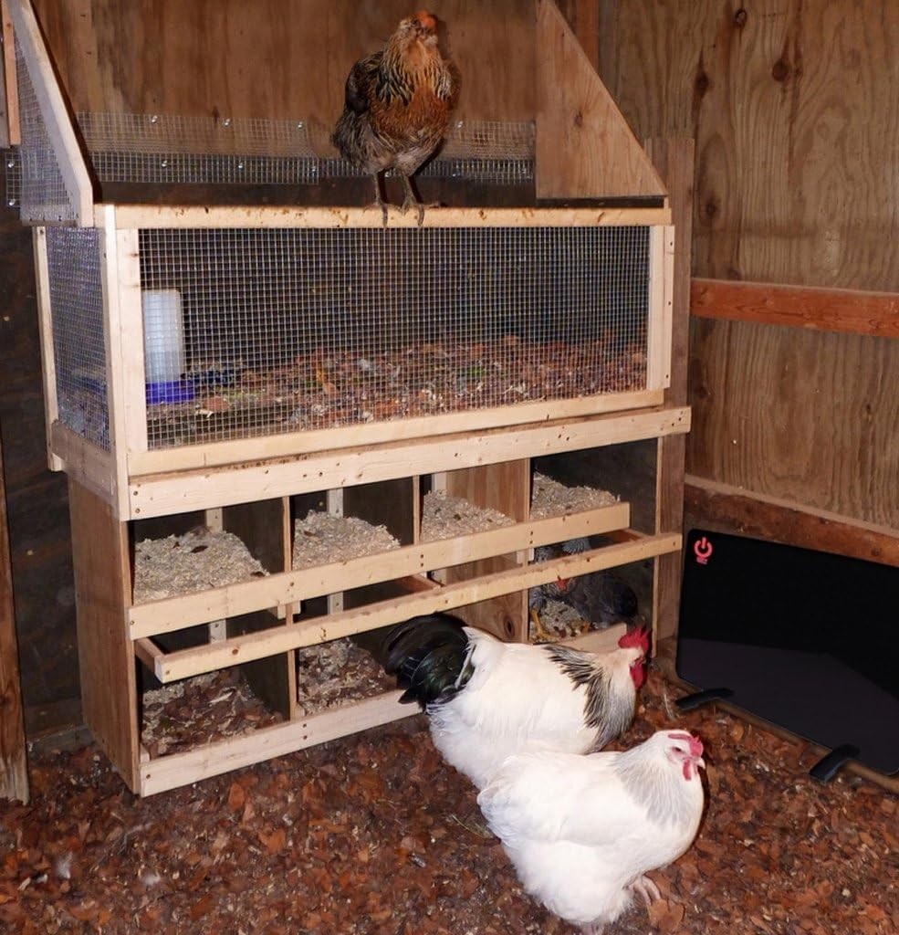200W Chicken Coop Heater Flat Panel Radiant Safe Indoor