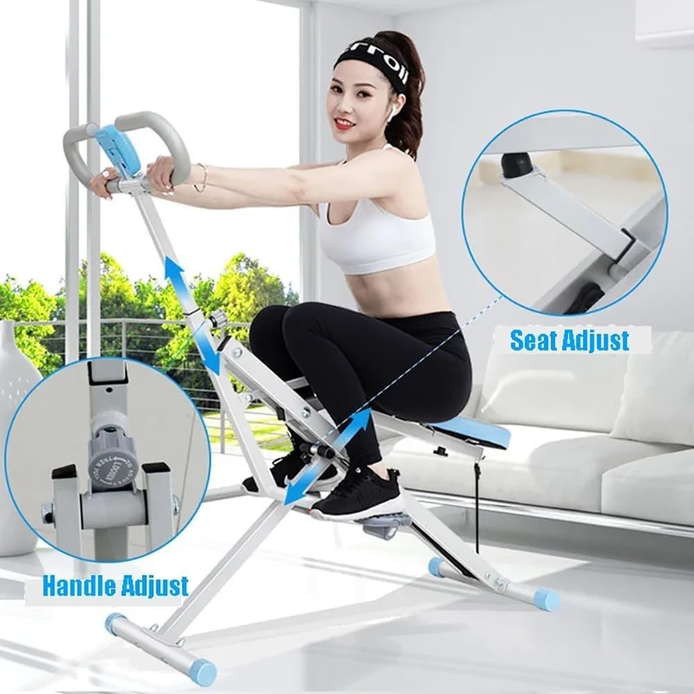 Foldable Horse Rider Squat Assist Leg Exercise Station Home Gym