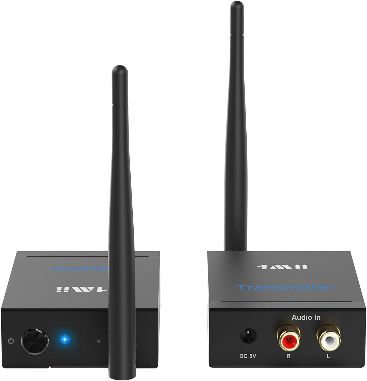 2.4GHz Wireless Audio Transmitter Receiver 100m RCA Low Latency