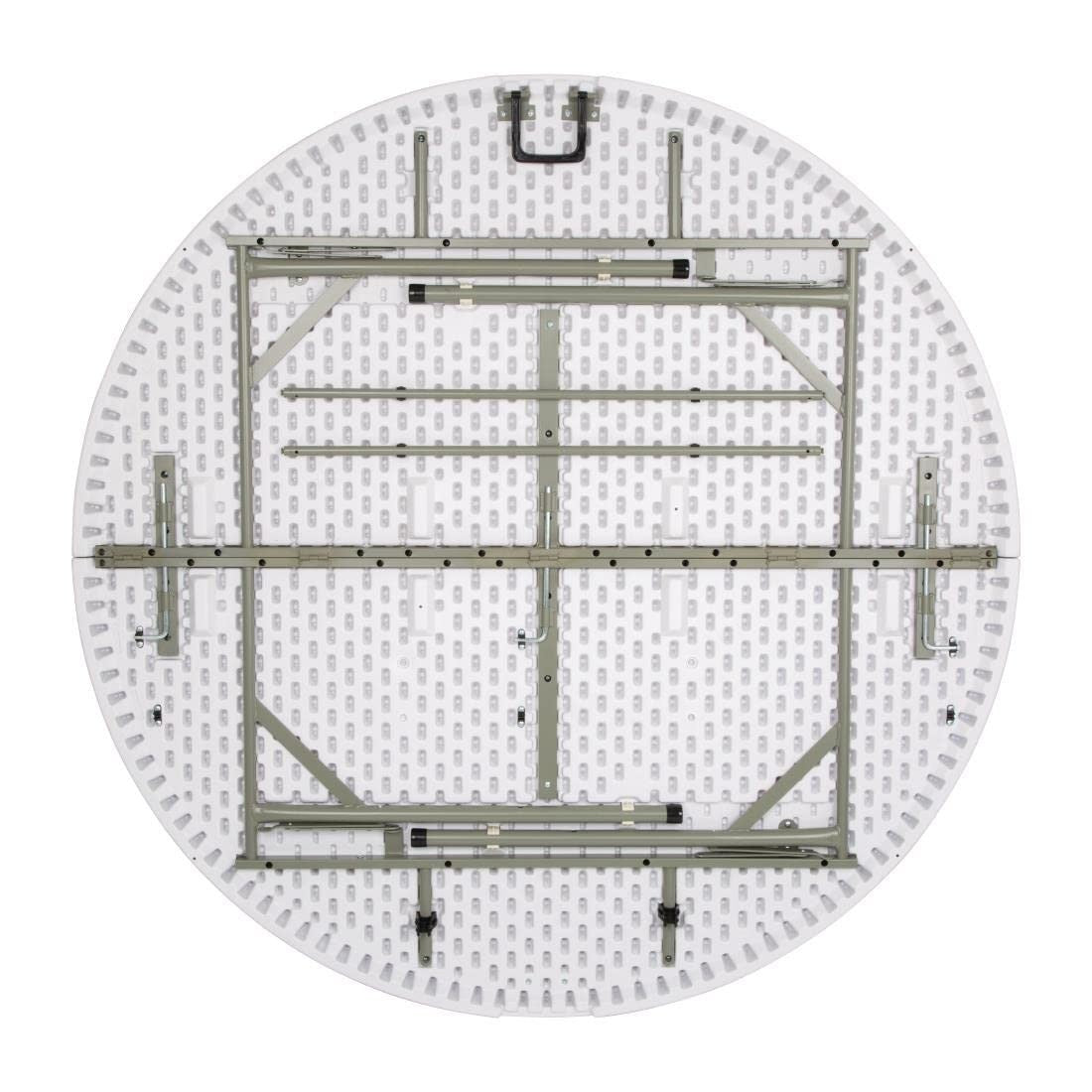 5ft Round Folding Table Heavy-Duty Outdoor Indoor Commercial Catering