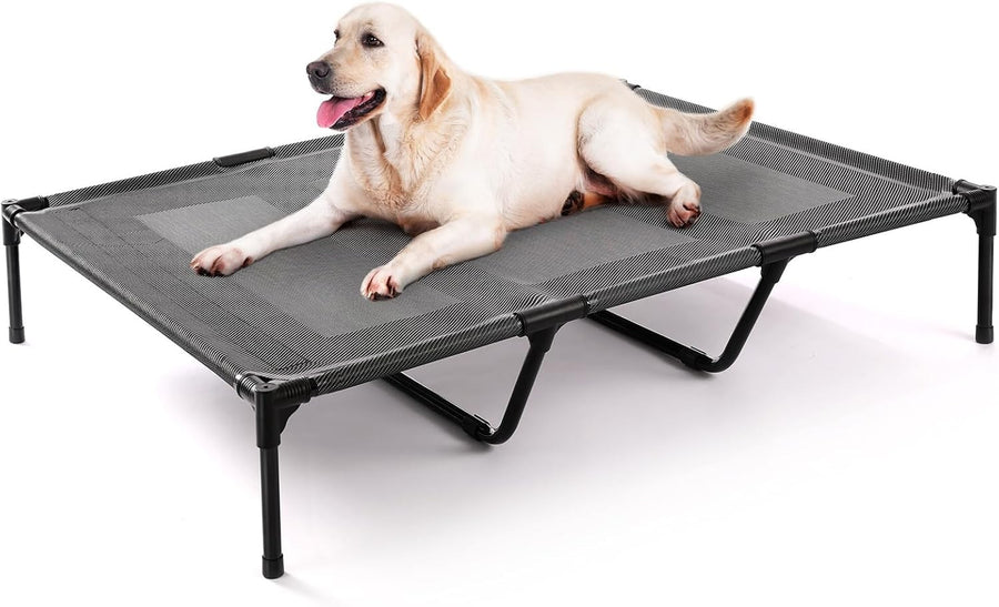XXL Elevated Dog Bed 121x91x22cm Outdoor Cooling Cot