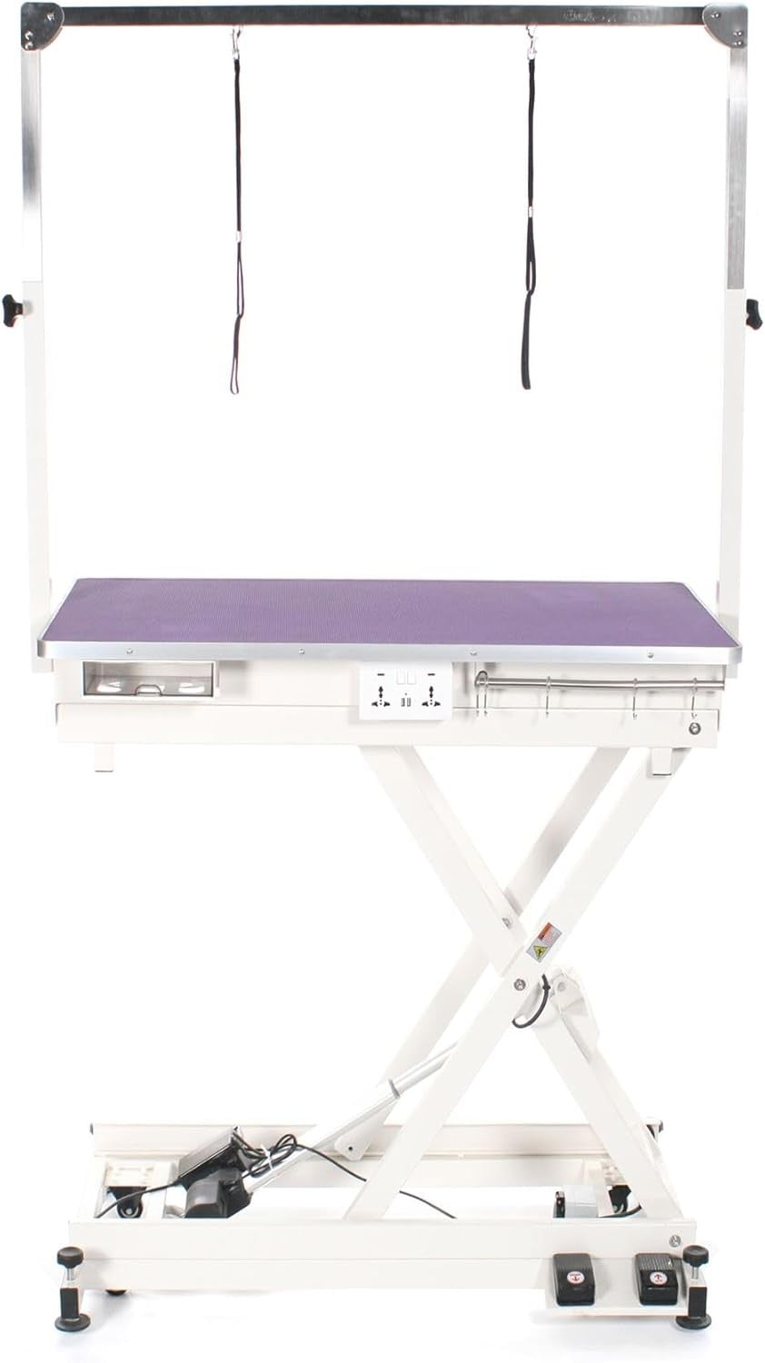 Electric Dog Grooming Table Height Adjustable Hydraulic Salon Table with Power