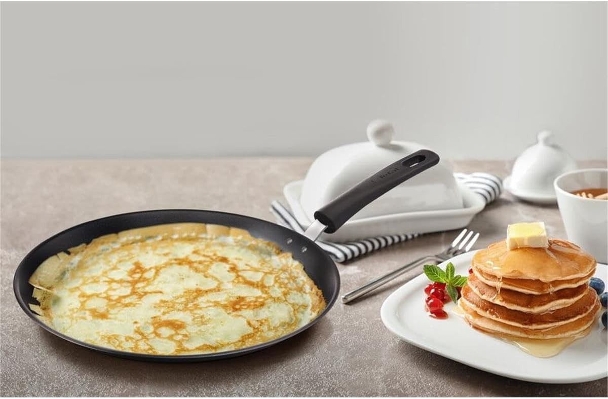 25cm Titanium Non-Stick Crepe Pan Heavy Duty Induction Base Skillet