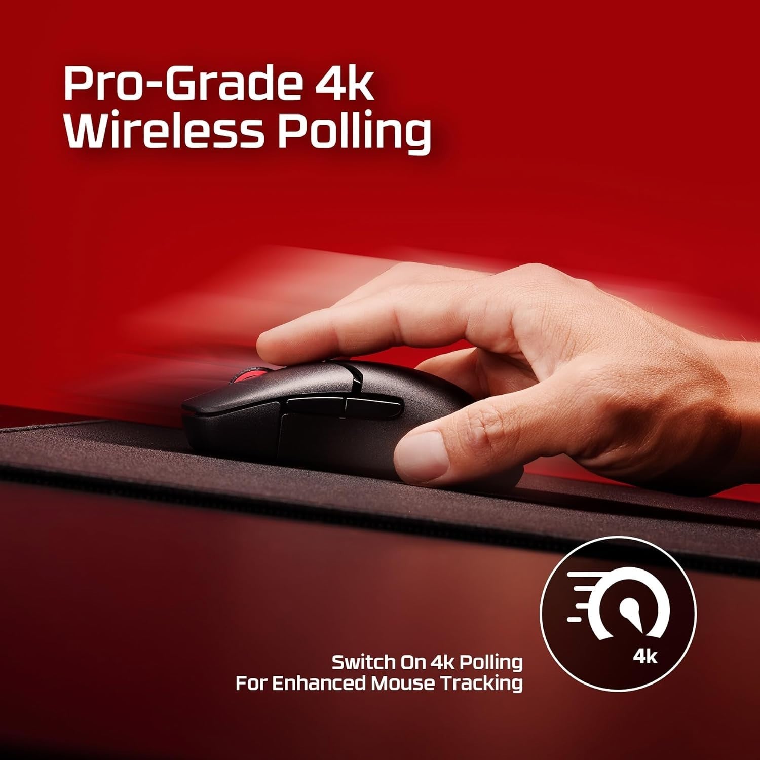 Wireless Gaming Mouse 4K Polling Modular Shell Lightweight Pro Esports