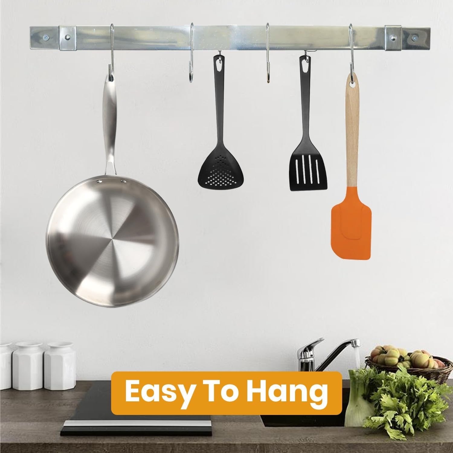 3pcs Stainless Steel Frying Pan Set 24 26 28 cm Induction Oven & Dishwasher Safe