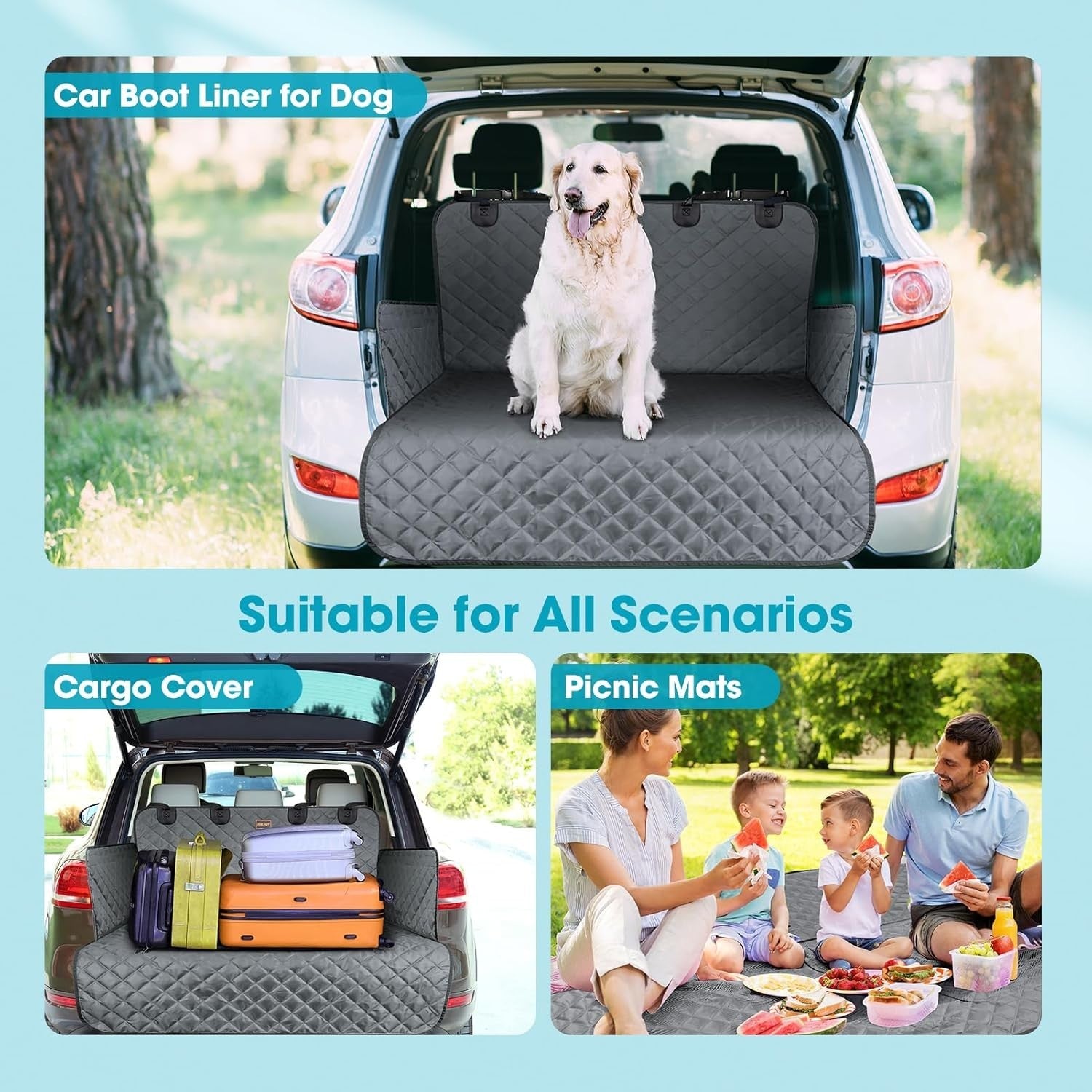 Dog Car Boot Protector Non Slip Trunk Liner Scratch Resistant Cover