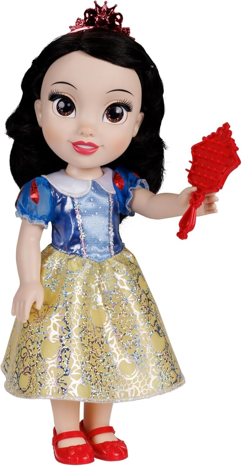 14in Princess Fashion Doll Glitter Eyes Shimmery Dress Tiara Brush
