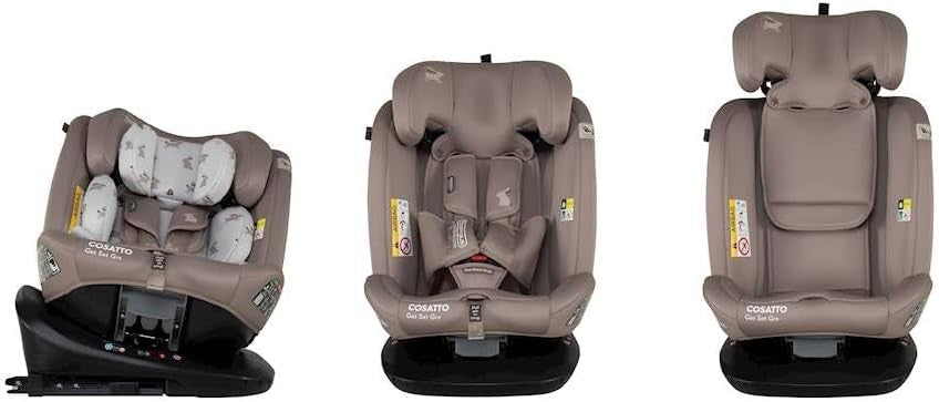 360° Rotating ISOFIX i-Size Car Seat 0–12 Years Rear Forward Facing