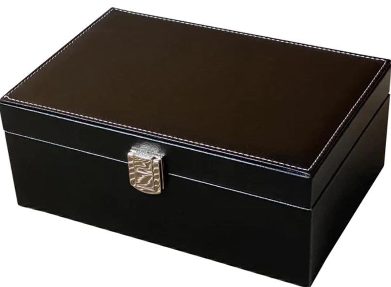 Luxury 3.75" Ebonised Chess Set with 20" Wenge Board & Storage Box