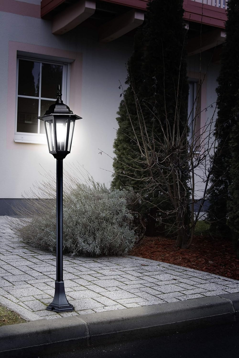 Laterna 4 Black Outdoor Lamp Post 100 cm IP44