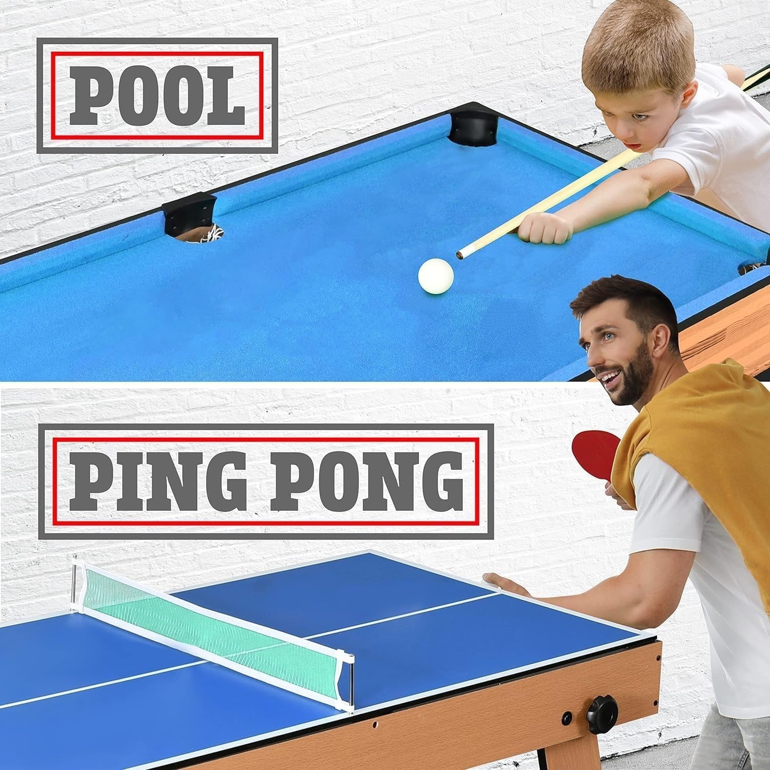 5-in-1 Multi Game Table Foldable Arcade Sports Table Family Fun