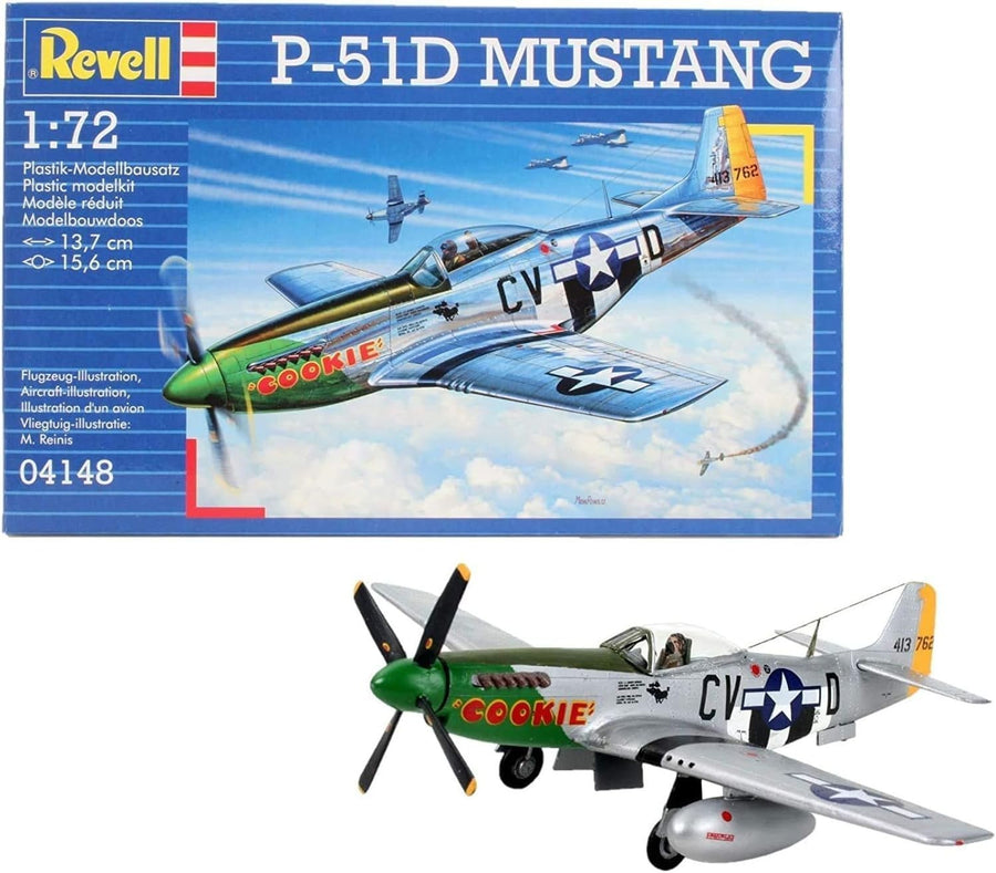 WW2 Fighter Plane Model Kit 1:72 Scale | Unpainted DIY Plastic Set