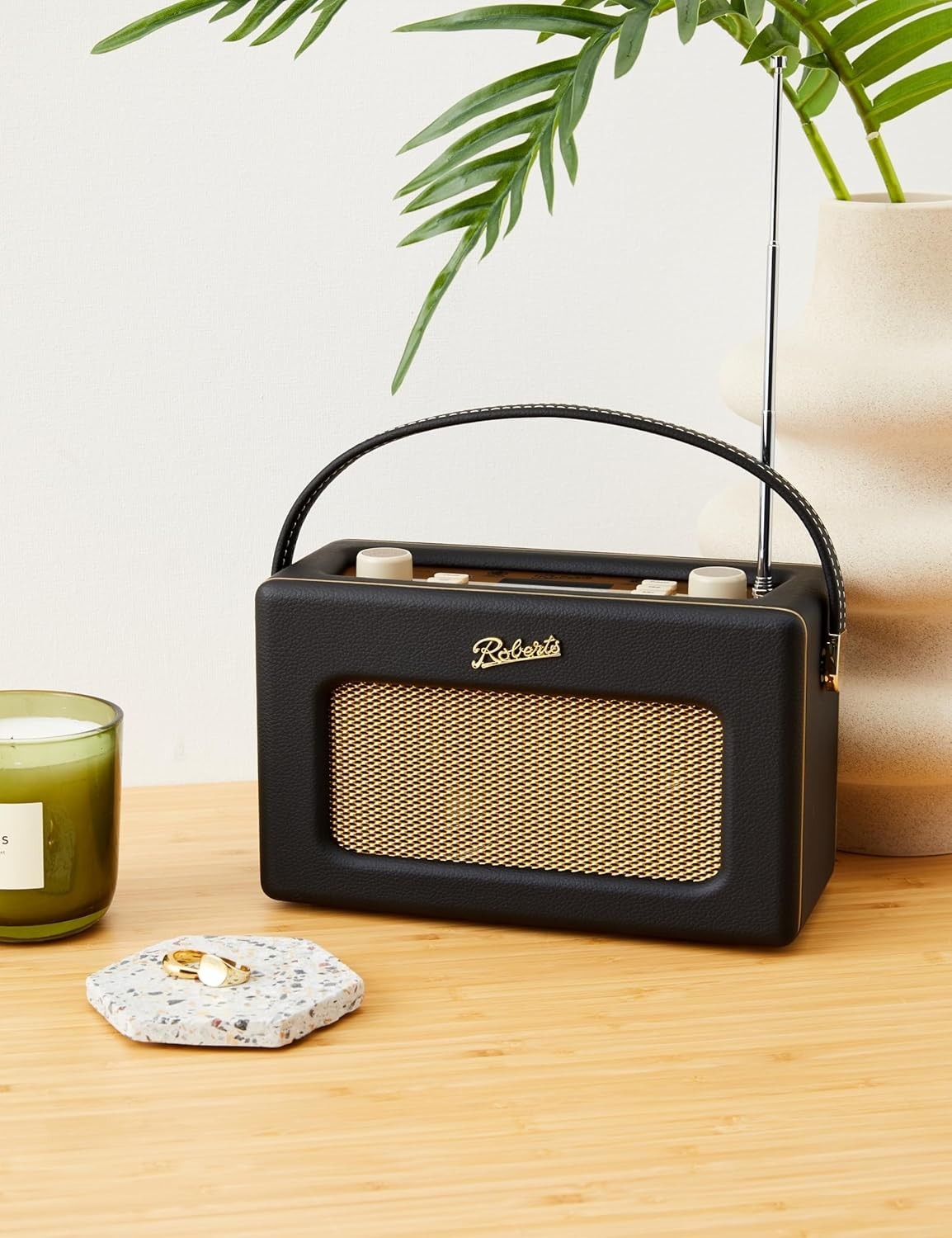 Portable FM/DAB/DAB+ Internet Radio with Bluetooth & Wi-Fi Black