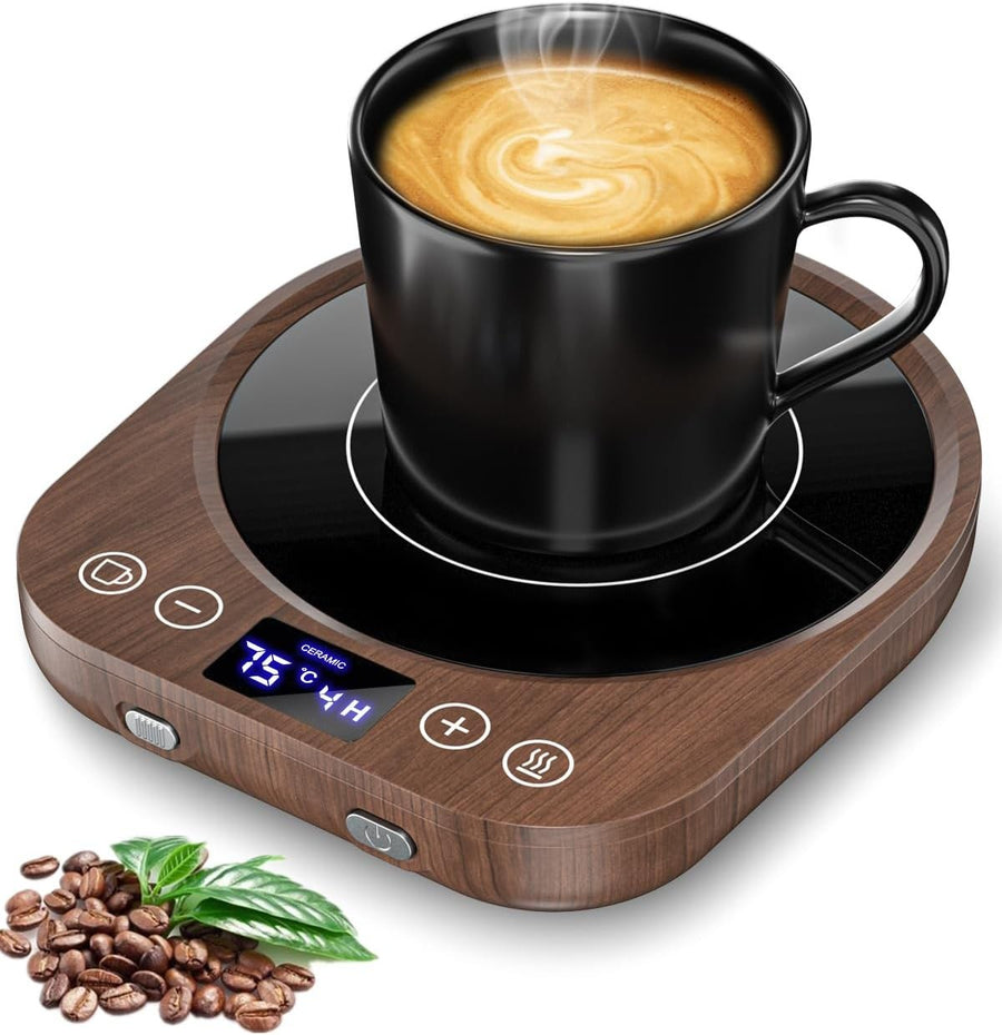 Smart Coffee Mug Warmer 9 Temp Gravity Sensor Timer LED