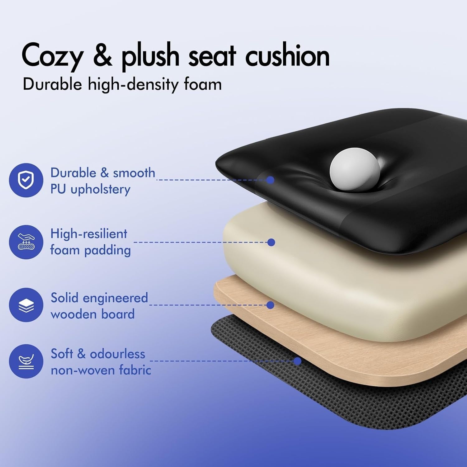 Black XL Gaming Chair Massage Lumbar Footrest Ergonomic High Back PU Leather