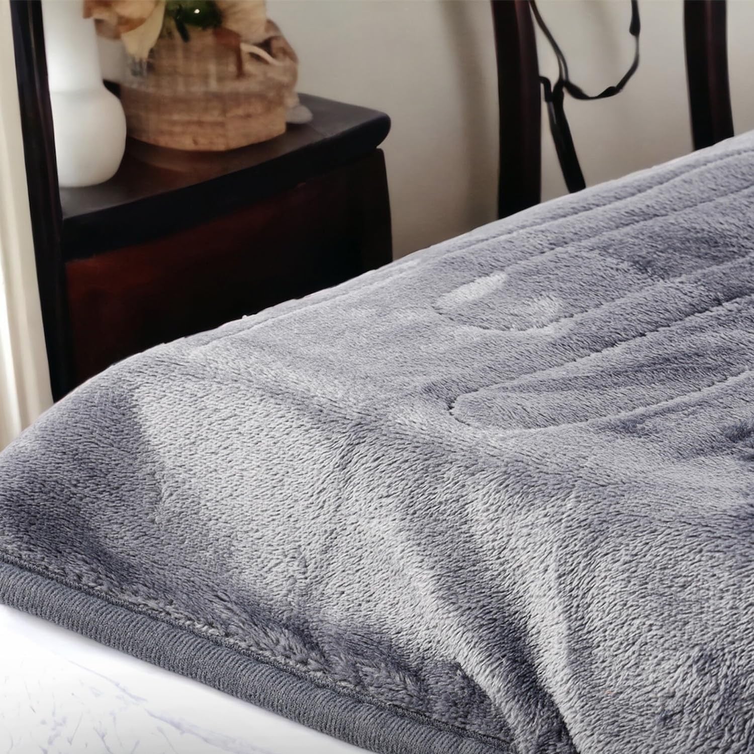 Electric Heated Throw Blanket 9 Heat Settings Timer Soft Fleece 130x160cm