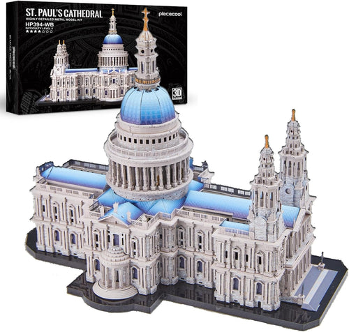 3D Metal Puzzle St Paul's Cathedral Model Kit | 639pcs DIY Gift for Adults