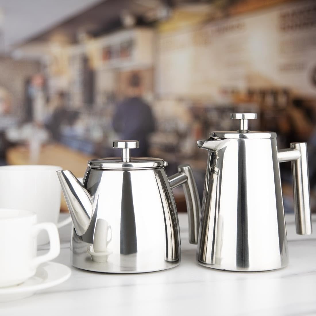 Insulated Stainless Steel Teapot 350ml Tea Pot Infuser Filter Lid