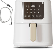 4L White Digital Air Fryer 1400W | ProChef Thermometer | 8 Presets | Compact
