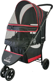 3 Wheel Dog Stroller Jogger Pushchair Foldable Lightweight Pet Travel Pram