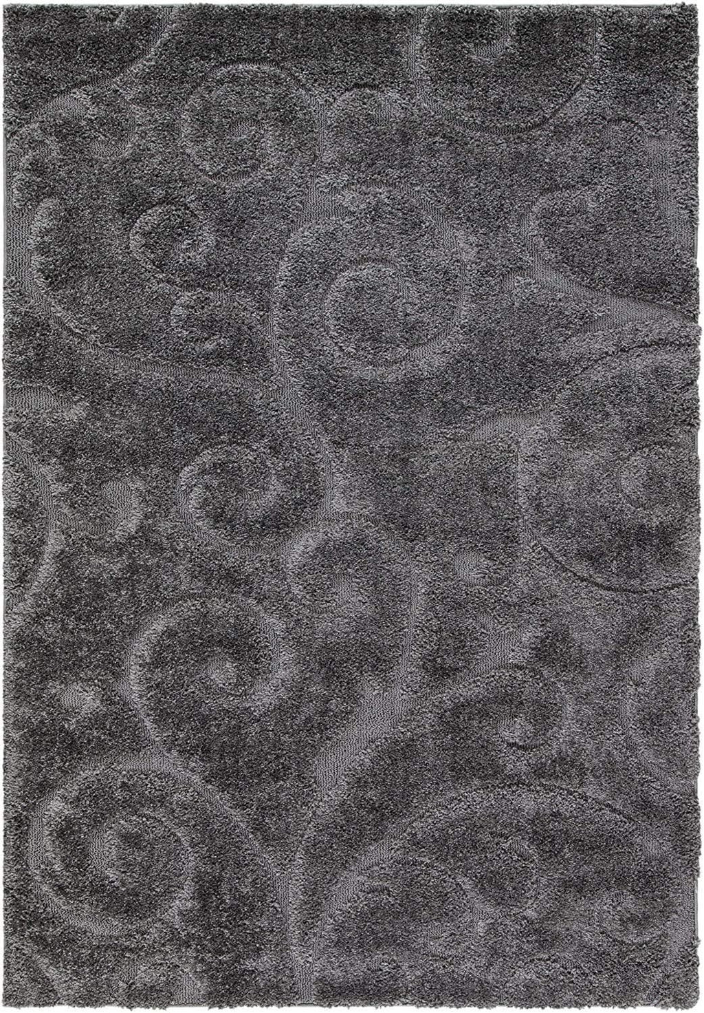 Charcoal Shaggy Area Rug 240x300cm Thick Pile Soft Touch Non Slip Carpet